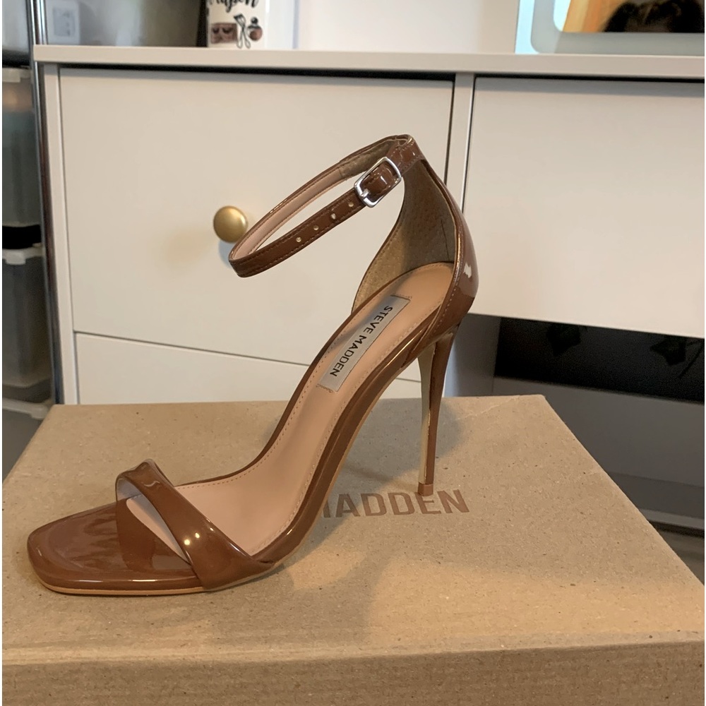 Tecy Brown leather heel